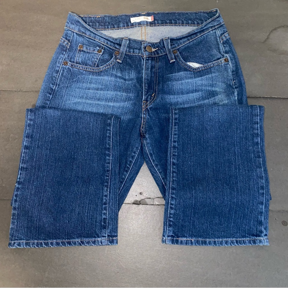 Levi's Size 10 Medium Curvy Boot Cut 529 Jeans - Dark Blue - Picture 5 of 15